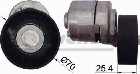 MICHELIN EngineParts SMAMP04327 - Siksnas spriegotājs, Ķīļsiksna www.autospares.lv