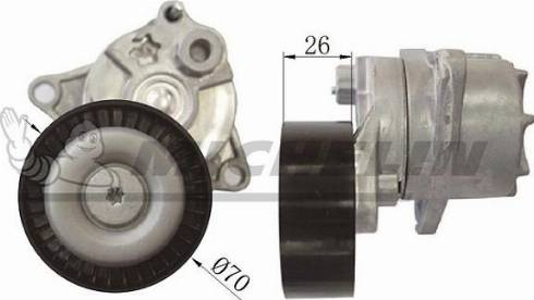 MICHELIN EngineParts SMAMP01324 - Siksnas spriegotājs, Ķīļsiksna www.autospares.lv