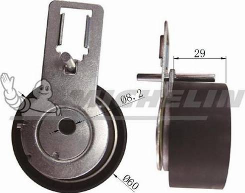 MICHELIN EngineParts SMAMP03400 - Tensioner Pulley, timing belt www.autospares.lv