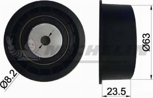 MICHELIN EngineParts SMAMP03003 - Deflection / Guide Pulley, timing belt www.autospares.lv