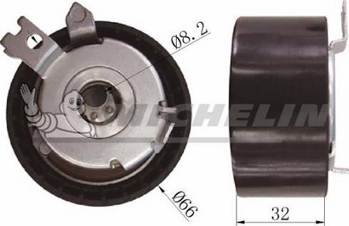 MICHELIN EngineParts SMAMP03316 - Spriegotājrullītis, Gāzu sadales mehānisma piedziņas siksna autospares.lv