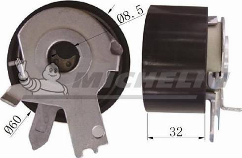 MICHELIN EngineParts SMAMP03312 - Spriegotājrullītis, Gāzu sadales mehānisma piedziņas siksna autospares.lv