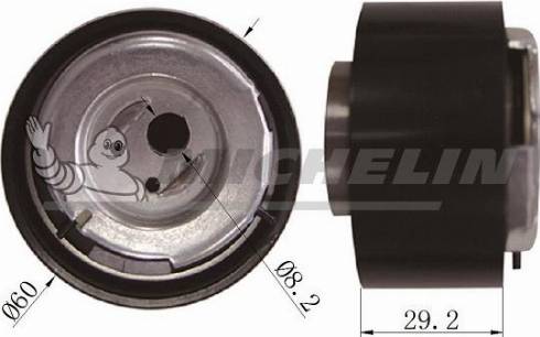 MICHELIN EngineParts SMAMP03370 - Tensioner Pulley, timing belt www.autospares.lv