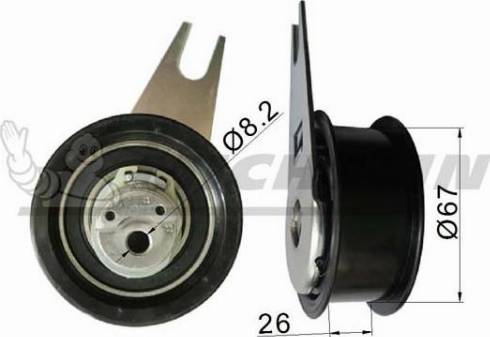 MICHELIN EngineParts SMAMP02446 - Tensioner Pulley, timing belt www.autospares.lv