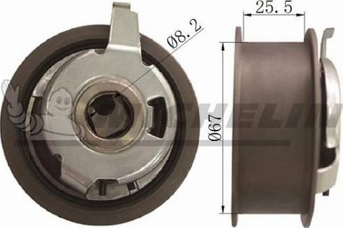 MICHELIN EngineParts SMAMP02401 - Tensioner Pulley, timing belt www.autospares.lv