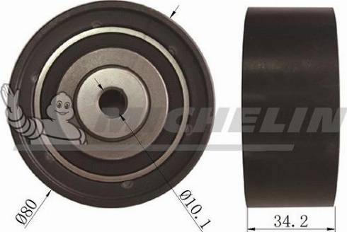 MICHELIN EngineParts SMAMP02421 - Направляющий ролик, зубчатый ремень ГРМ www.autospares.lv