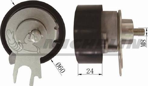 MICHELIN EngineParts SMAMP02303 - Tensioner Pulley, timing belt www.autospares.lv