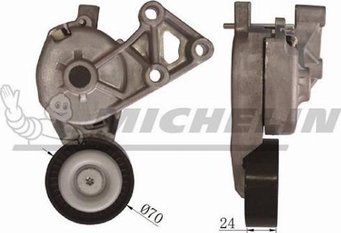 MICHELIN EngineParts SMAMP02377 - Натяжитель, поликлиновый ремень www.autospares.lv