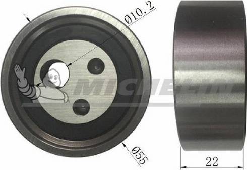 MICHELIN EngineParts SMAMP16010 - Spriegotājrullītis, Gāzu sadales mehānisma piedziņas siksna www.autospares.lv