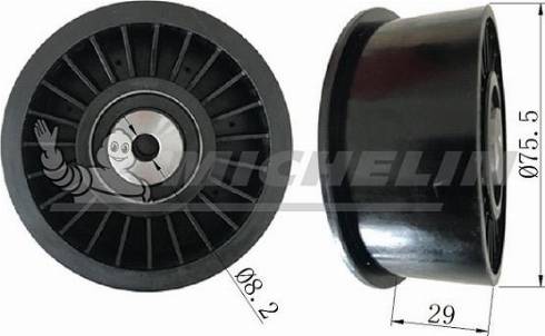 MICHELIN EngineParts SMAMP18005 - Deflection / Guide Pulley, timing belt www.autospares.lv