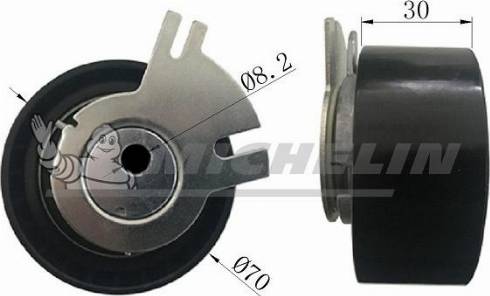 MICHELIN EngineParts SMAMP18016 - Spriegotājrullītis, Gāzu sadales mehānisma piedziņas siksna www.autospares.lv