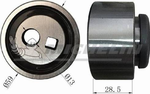 MICHELIN EngineParts SMAMP13003 - Spriegotājrullītis, Gāzu sadales mehānisma piedziņas siksna autospares.lv