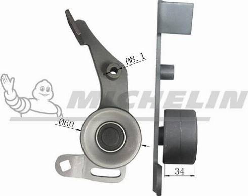 MICHELIN EngineParts SMAMP13304 - Tensioner Pulley, timing belt www.autospares.lv