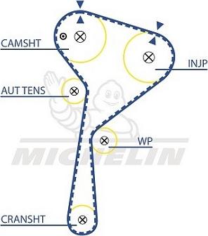 MICHELIN EngineParts SMATB0099 - Zobsiksna autospares.lv