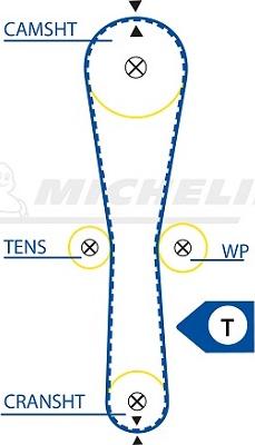 MICHELIN EngineParts SMATB0050 - Zobsiksna autospares.lv