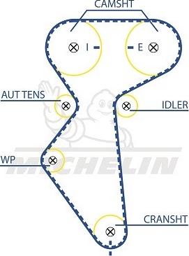 MICHELIN EngineParts SMATB0012 - Zobsiksna autospares.lv