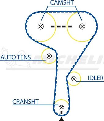 MICHELIN EngineParts SMATB0088 - Zobsiksna autospares.lv