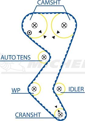 MICHELIN EngineParts SMATB0071 - Zobsiksna autospares.lv