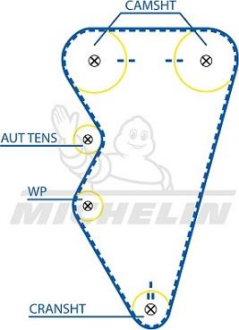 MICHELIN EngineParts SMATB0145 - Zobsiksna www.autospares.lv