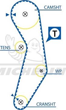 MICHELIN EngineParts SMATB0146 - Zobsiksna www.autospares.lv