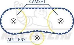 MICHELIN EngineParts SMATB0101 - Zobsiksna www.autospares.lv