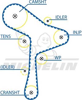 MICHELIN EngineParts SMATB0111 - Zobsiksna autospares.lv