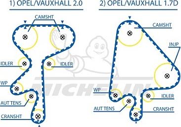 MICHELIN EngineParts SMATB0130 - Zobsiksna autospares.lv