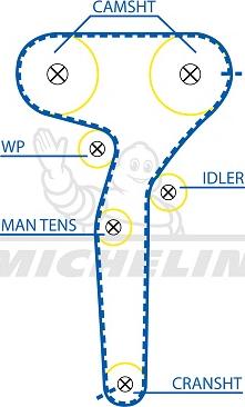 MICHELIN EngineParts SMATB0359 - Zobsiksna autospares.lv