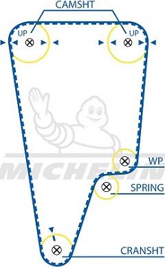 MICHELIN EngineParts SMATB0296 - Zobsiksna autospares.lv