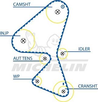 MICHELIN EngineParts SMATB0290 - Zobsiksna autospares.lv