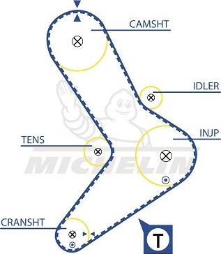 MICHELIN EngineParts SMATB0232 - Zobsiksna autospares.lv