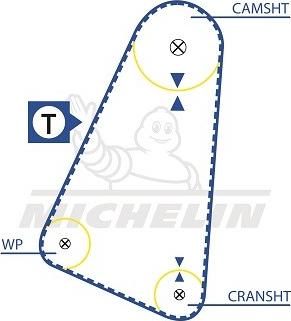 MICHELIN EngineParts SMATB0226 - Zobsiksna www.autospares.lv