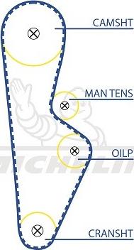 MICHELIN EngineParts SMATB0272 - Zobsiksna autospares.lv