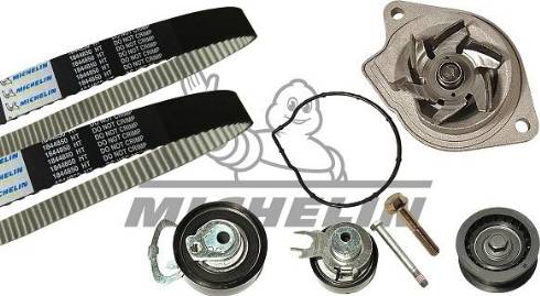 MICHELIN EngineParts SMAWK0402-3 - Водяной насос + комплект зубчатого ремня ГРМ www.autospares.lv