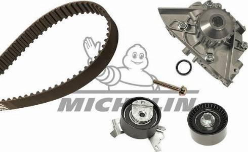 MICHELIN EngineParts SMAWK0109-1 - Водяной насос + комплект зубчатого ремня ГРМ www.autospares.lv