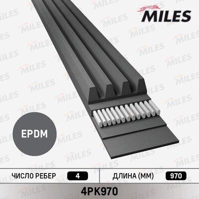 Miles 4PK970 - Ķīļrievu siksna autospares.lv