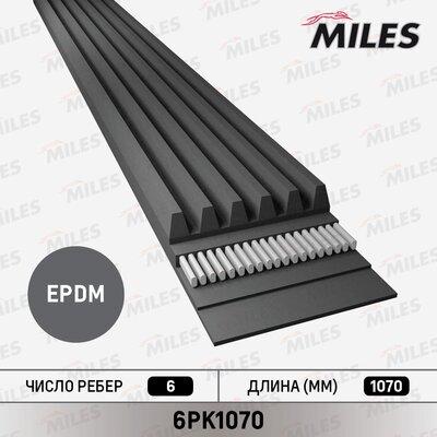 Miles 6PK1070 - Ķīļrievu siksna www.autospares.lv