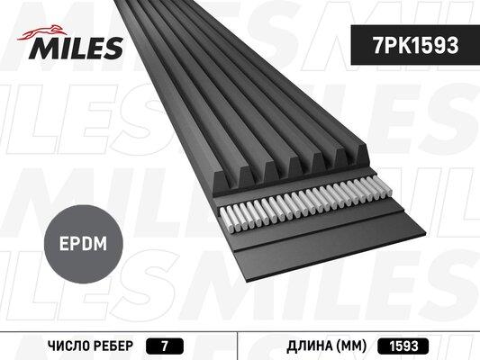 Miles 7PK1593 - Ķīļrievu siksna autospares.lv