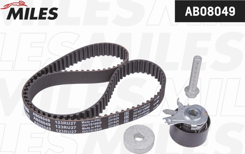 Miles AB08049 - Timing Belt Set www.autospares.lv