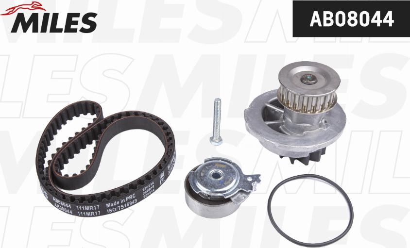 Miles AB08044 - Water Pump & Timing Belt Set www.autospares.lv