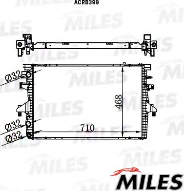 Miles ACRB399 - Radiators, Motora dzesēšanas sistēma www.autospares.lv