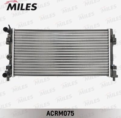 Miles ACRM075 - Radiators, Motora dzesēšanas sistēma www.autospares.lv