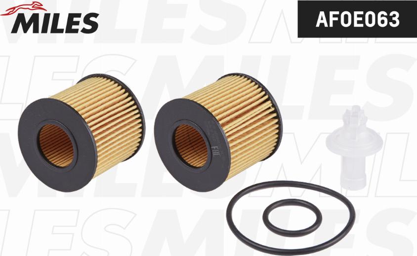 Miles AFOE063 - Eļļas filtrs autospares.lv