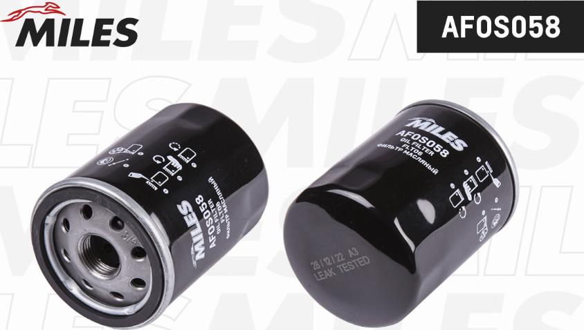 Miles AFOS058 - Eļļas filtrs www.autospares.lv