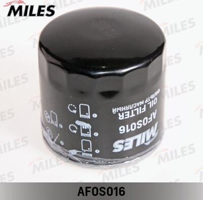 Miles AFOS016 - Eļļas filtrs autospares.lv