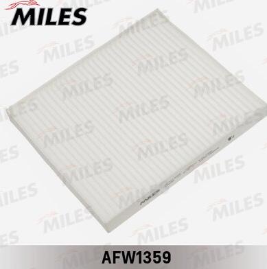 Miles AFW1359 - Filtrs, Salona telpas gaiss www.autospares.lv