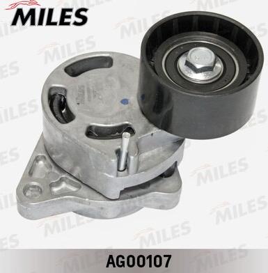 Miles AG00107 - Belt Tensioner, v-ribbed belt www.autospares.lv