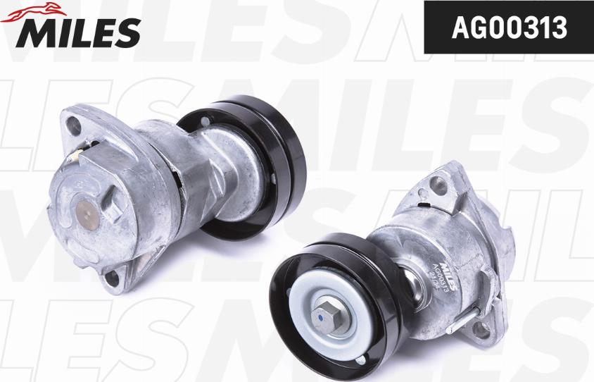 Miles AG00313 - Натяжитель, поликлиновый ремень www.autospares.lv