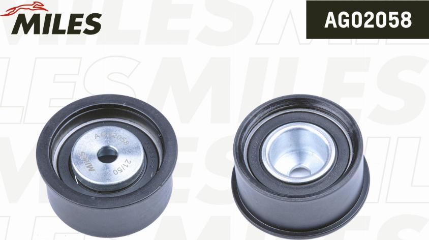 Miles AG02058 - Deflection / Guide Pulley, timing belt www.autospares.lv