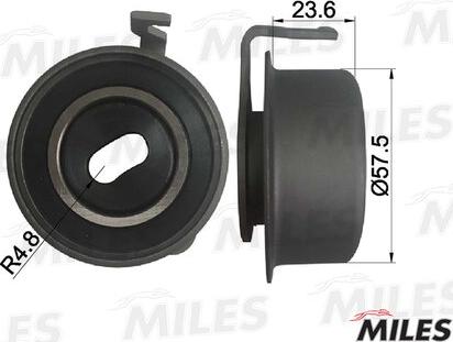 Miles AG02052 - Spriegotājrullītis, Gāzu sadales mehānisma piedziņas siksna www.autospares.lv